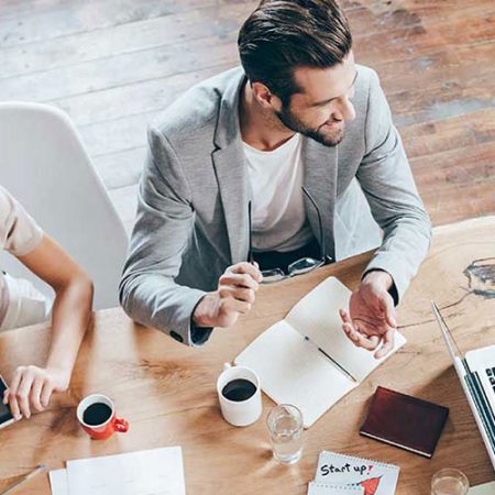 Professional man in meeting